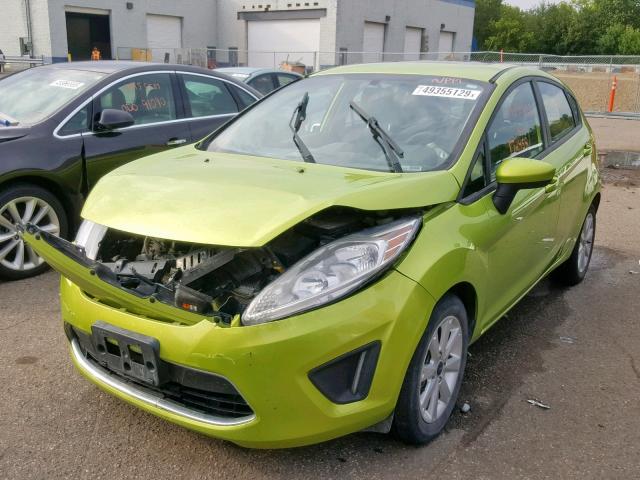 3FADP4EJ0BM137970 - 2011 FORD FIESTA SE GREEN photo 2