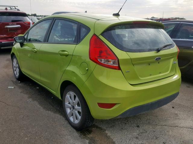 3FADP4EJ0BM137970 - 2011 FORD FIESTA SE GREEN photo 3