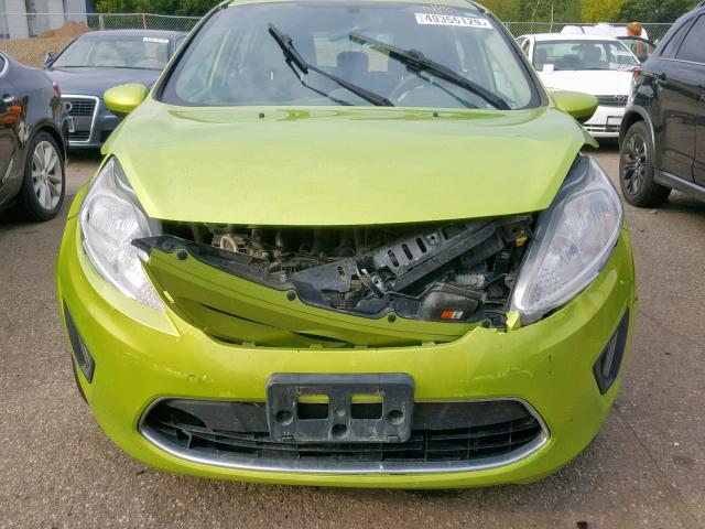 3FADP4EJ0BM137970 - 2011 FORD FIESTA SE GREEN photo 9