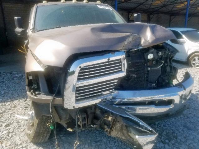 3D73Y4CL1AG137776 - 2010 DODGE RAM 3500 BROWN photo 9