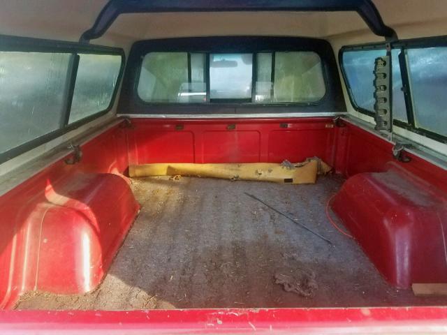 1GCDT19Z9K8195763 - 1989 CHEVROLET S-10 PU RED photo 9