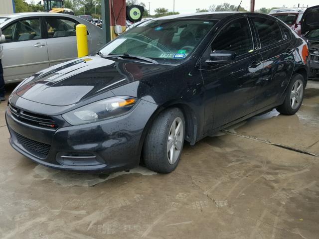 1C3CDFBB3FD150452 - 2015 DODGE DART SXT BLACK photo 2