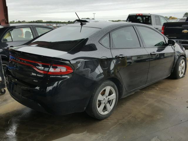 1C3CDFBB3FD150452 - 2015 DODGE DART SXT BLACK photo 4