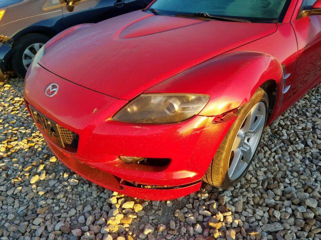 JM1FE173240109941 - 2004 MAZDA RX8 RED photo 10