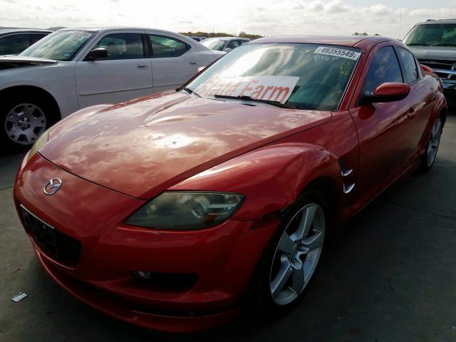 JM1FE173240109941 - 2004 MAZDA RX8 RED photo 2