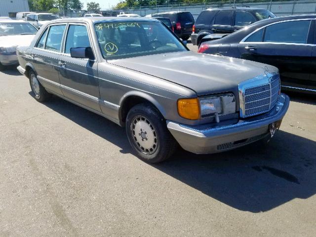 WDBCA35D4HA301642 - 1987 MERCEDES-BENZ 420 SEL GRAY photo 1