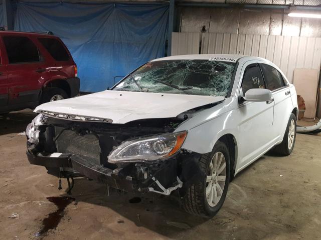 1C3CCBBB1DN601641 - 2013 CHRYSLER 200 TOURIN WHITE photo 2