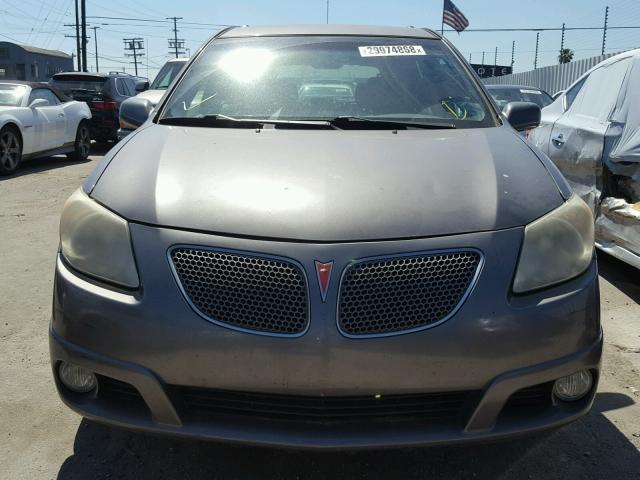 5Y2SL63835Z433593 - 2005 PONTIAC VIBE GRAY photo 9