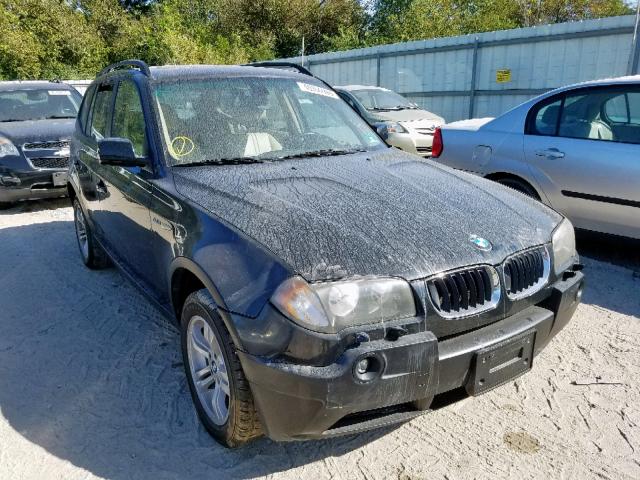 WBXPA93485WD11765 - 2005 BMW X3 3.0I BLACK photo 1