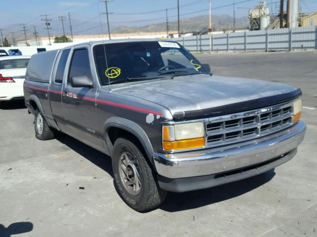 1B7FL23X5NS561862 - 1992 DODGE DAKOTA GRAY photo 1