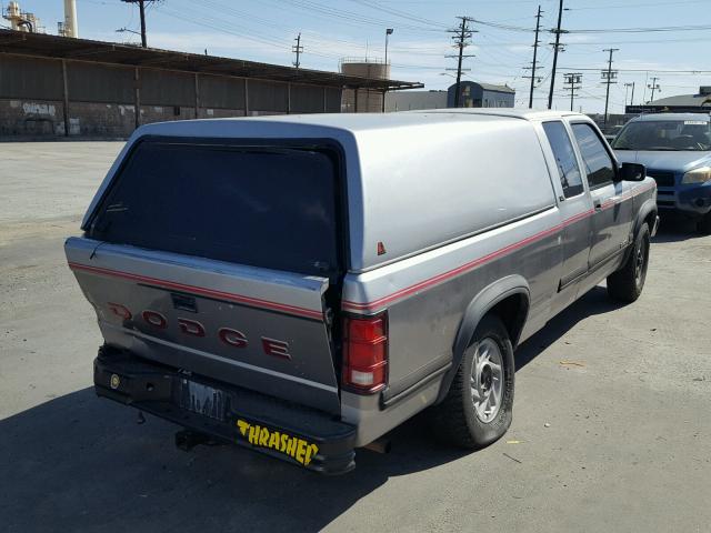 1B7FL23X5NS561862 - 1992 DODGE DAKOTA GRAY photo 4