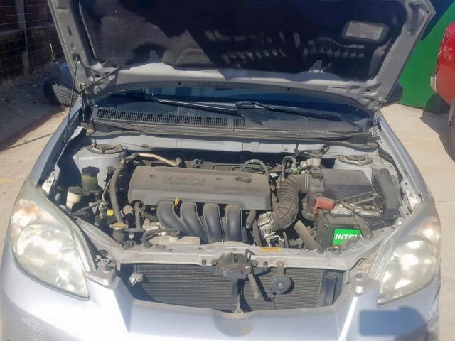 2T1KR321C361551 - 2005 TOYOTA MATRIX SILVER photo 7