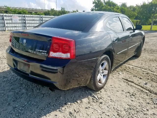 2B3CA3CV8AH194486 - 2010 DODGE CHARGER SX BLACK photo 4