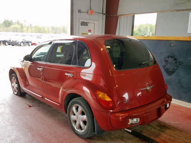 3C8FY68B63T506174 - 2003 CHRYSLER PT CRUISER RED photo 3