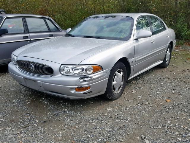 1G4HP54K6Y4147799 - 2000 BUICK LESABRE CU SILVER photo 2