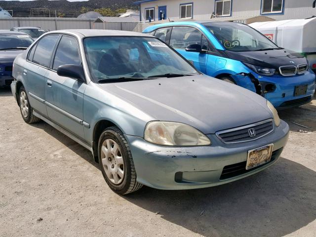 2HGEJ6610YH511478 - 2000 HONDA CIVIC BASE GREEN photo 1