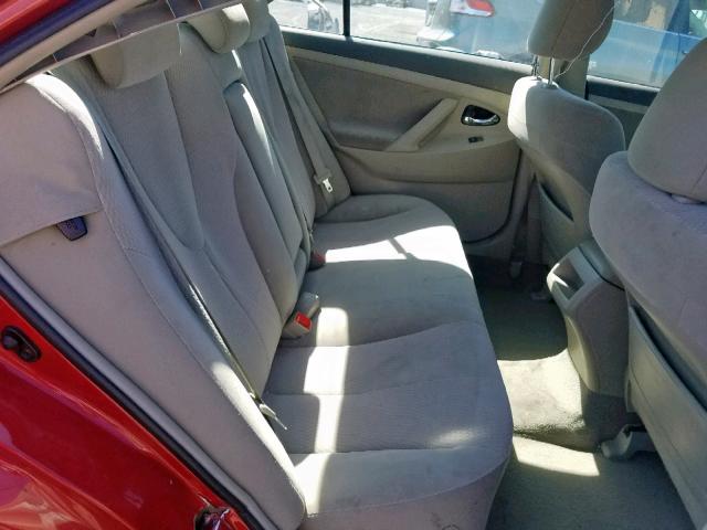 4T4BF3EK3BR210009 - 2011 TOYOTA CAMRY BASE RED photo 6