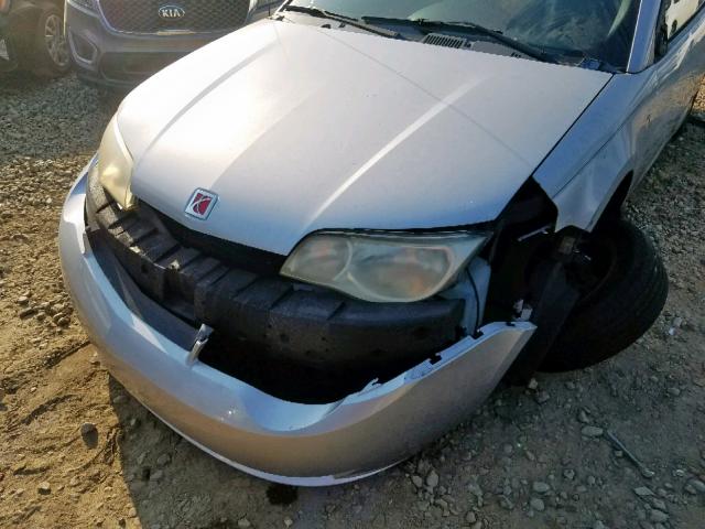 1G8AN14F15Z162582 - 2005 SATURN ION LEVEL SILVER photo 9