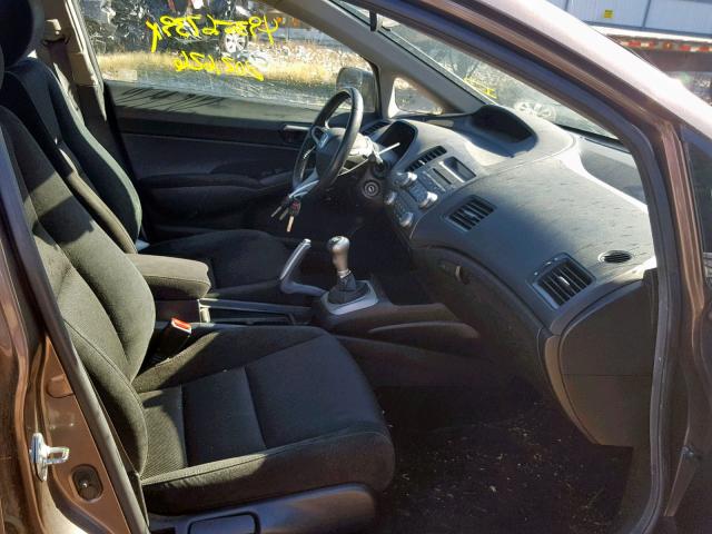 2HGFA1E65AH508408 - 2010 HONDA CIVIC LX-S Boz foto 5