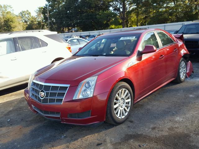 1G6DE5EY6B0133883 - 2011 CADILLAC CTS LUXURY RED photo 2