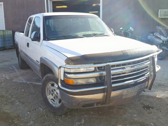 2GCEK19T721153906 - 2002 CHEVROLET SILVERADO WHITE photo 1