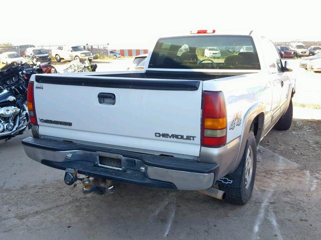 2GCEK19T721153906 - 2002 CHEVROLET SILVERADO WHITE photo 4