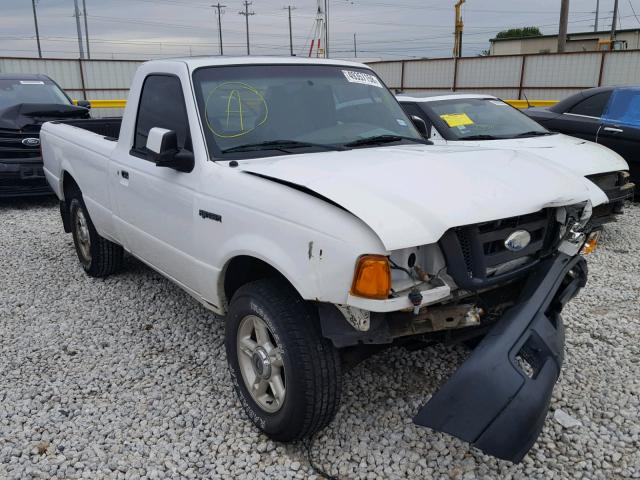 1FTYR10D84PB07862 - 2004 FORD RANGER WHITE photo 1