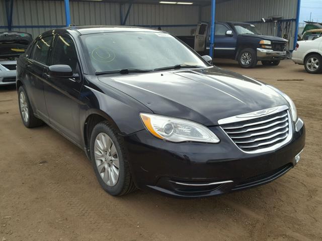 1C3CCBAB8CN129793 - 2012 CHRYSLER 200 LX BLACK photo 1