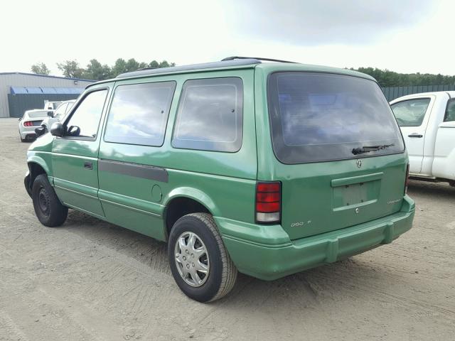 2B4GH2537SR312523 - 1995 DODGE CARAVAN GREEN photo 3