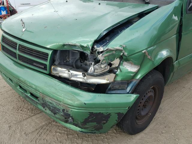 2B4GH2537SR312523 - 1995 DODGE CARAVAN GREEN photo 9