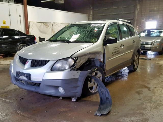 5Y2SL62883Z416206 - 2003 PONTIAC VIBE SILVER photo 2