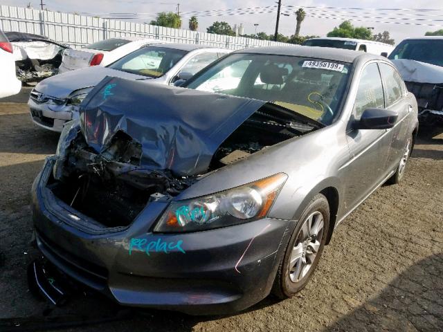 1HGCP2F4XBA085166 - 2011 HONDA ACCORD LXP GRAY photo 2