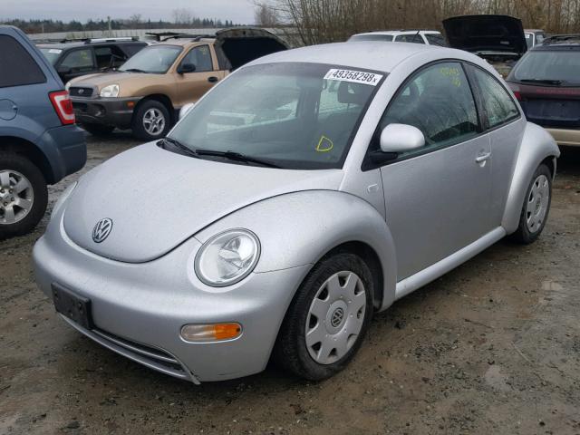 3VWBA21C7XM451683 - 1999 VOLKSWAGEN NEW BEETLE SILVER photo 2