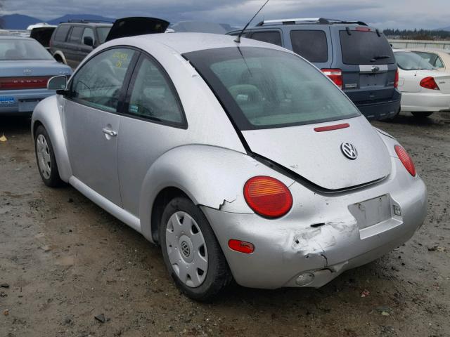 3VWBA21C7XM451683 - 1999 VOLKSWAGEN NEW BEETLE SILVER photo 3