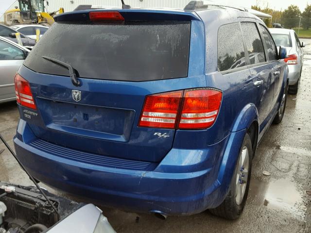 3D4GH67V09T172060 - 2009 DODGE JOURNEY R/ BLUE photo 4