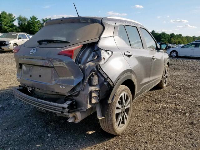 3N1CP5CU9JL541513 - 2018 NISSAN KICKS S GRAY photo 4