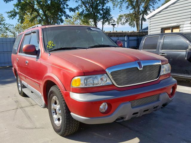 5LMPU28L4WLJ54627 - 1998 LINCOLN NAVIGATOR RED photo 1