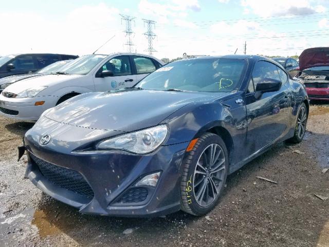 JF1ZNAA18D1731884 - 2013 TOYOTA SCION FR-S GRAY photo 2