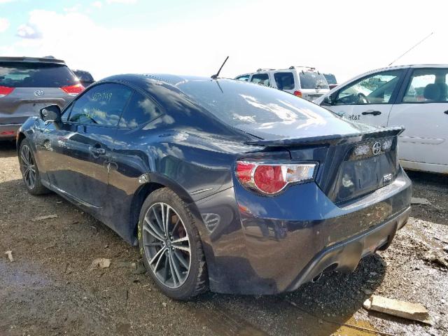 JF1ZNAA18D1731884 - 2013 TOYOTA SCION FR-S GRAY photo 3