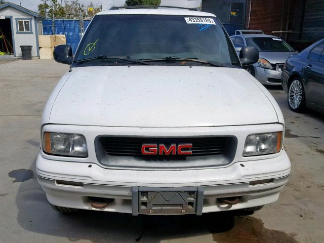 1GKDT13W6S2511657 - 1995 GMC JIMMY WHITE photo 9