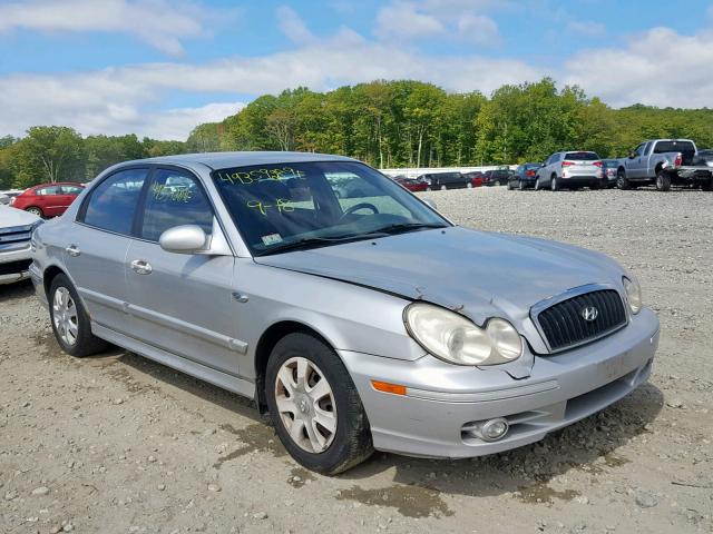 KMHWF25S94A946625 - 2004 HYUNDAI SONATA GL SILVER photo 1