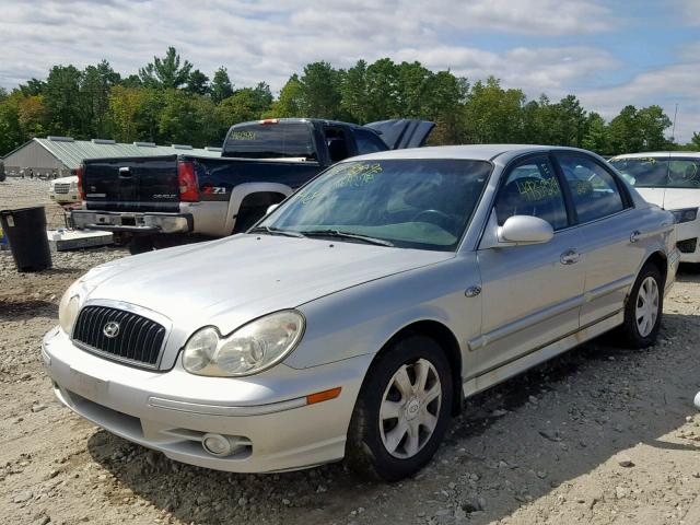 KMHWF25S94A946625 - 2004 HYUNDAI SONATA GL SILVER photo 2