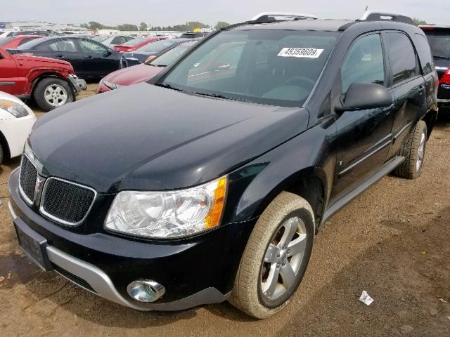 2CKDL63F276016240 - 2007 PONTIAC TORRENT BLACK photo 2