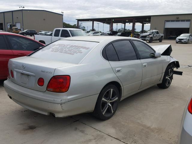 JT8BD69SX10127195 - 2001 LEXUS GS 300 SILVER photo 4