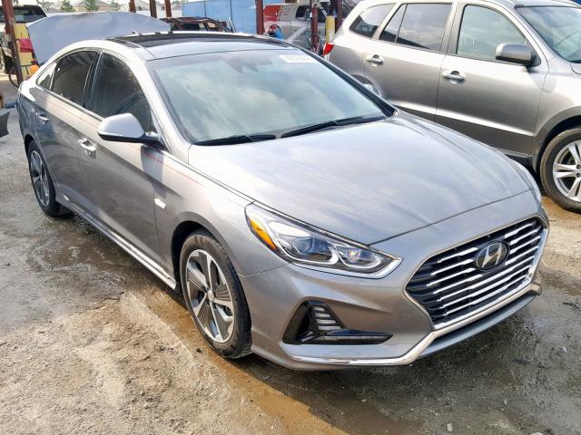 KMHE34L35JA083393 - 2018 HYUNDAI SONATA HYB GRAY photo 1