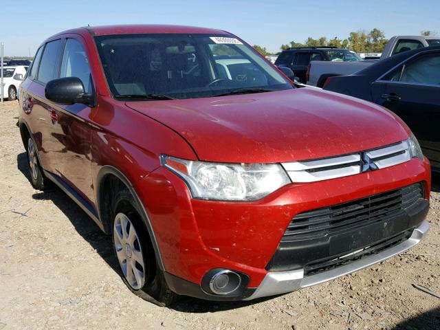 JA4AD2A35FZ006291 - 2015 MITSUBISHI OUTLANDER RED photo 1