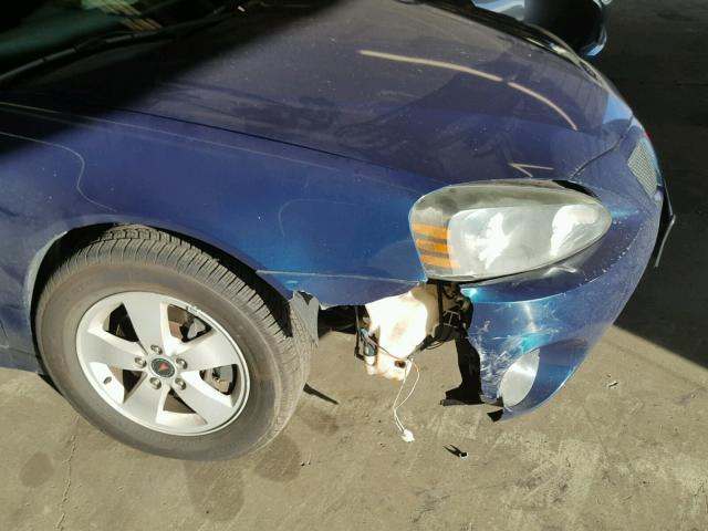 2G2WP552361249245 - 2006 PONTIAC GRAND PRIX BLUE photo 9