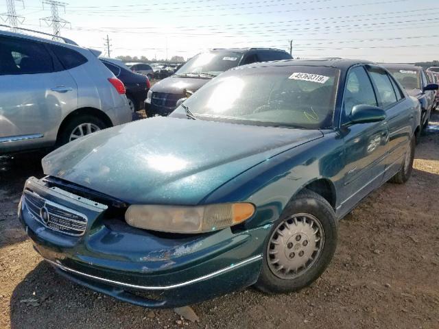 2G4WB52K0W1457464 - 1998 BUICK REGAL LS GREEN photo 2