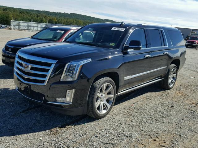 1GYS4JKJ4HR361127 - 2017 CADILLAC ESCALADE E BLACK photo 2