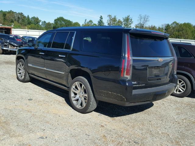 1GYS4JKJ4HR361127 - 2017 CADILLAC ESCALADE E BLACK photo 3